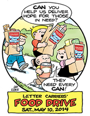Stamp Out Hunger Food Drive Logo
