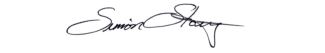 Image of Simon Storey's signature