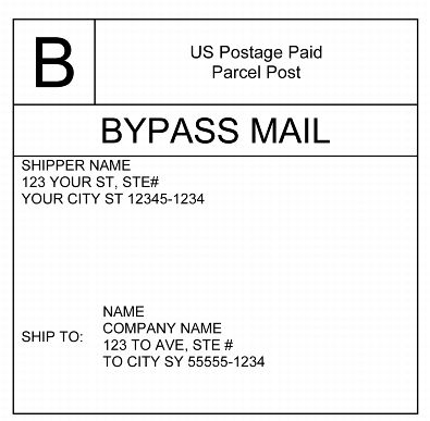 Bypass Mail label