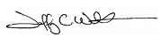 Signature of Jeffrey C. Williamson