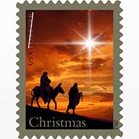 Christmas forever stamp