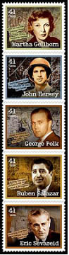 American Jouralists stamps