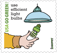 Go Green light bulb