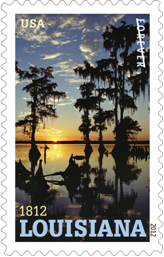 Louisiana statehood forever stamp