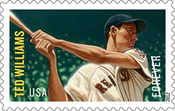 Ted Williams Leads As Most Popular Stamp