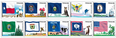 U.S. Postal Service Rounds Out Flags of Our Nation Stamp Series