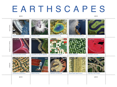Earthscapes Forever stamps