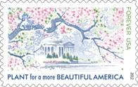 Lady Bird Johnson Forever stamp sheet dedicated today