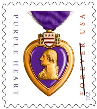 Purple Heart Medal Forever Stamp Honors Veterans’ Sacrifices