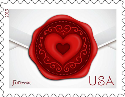 Sealed with Love Forever stamp