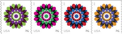 Kaleidoscope stamps