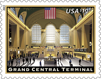 Grand Central Terminal’s 100th Anniversary Celebrated on Stamp