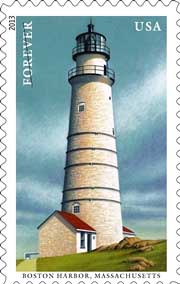 Boston Harbor stamp