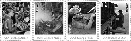 Forever Stamps Honor America’s Industrial Workers