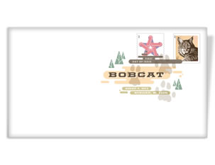 Bobcat Stamp Begins Prowling Around the Nation’s Post Offices Today