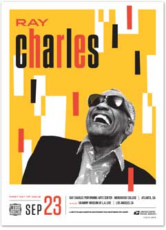 Ray Charles inducted into Music Icons stamp series