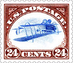 Jenny 24-cent stamp