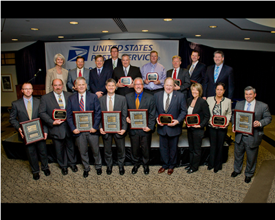 USPS honors 14 suppliers for outstanding performance