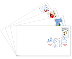 Winter Fun and Global Wreath Forever Stamps