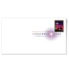 Christmas Magi Digital Color Postmark