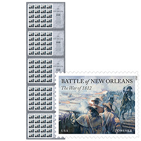 The War of 1812: Battle of New Orleans Press Sheet