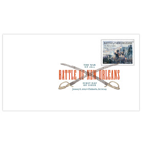 The War of 1812: Battle of New Orleans Digital Color Postmark