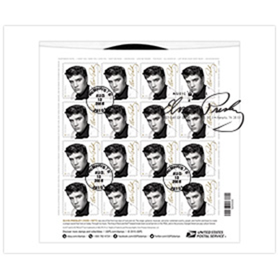 New Elvis stamp dedicated at Graceland