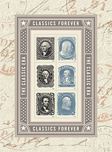 Classic engraved images appear on new Forever stamps dedicated today