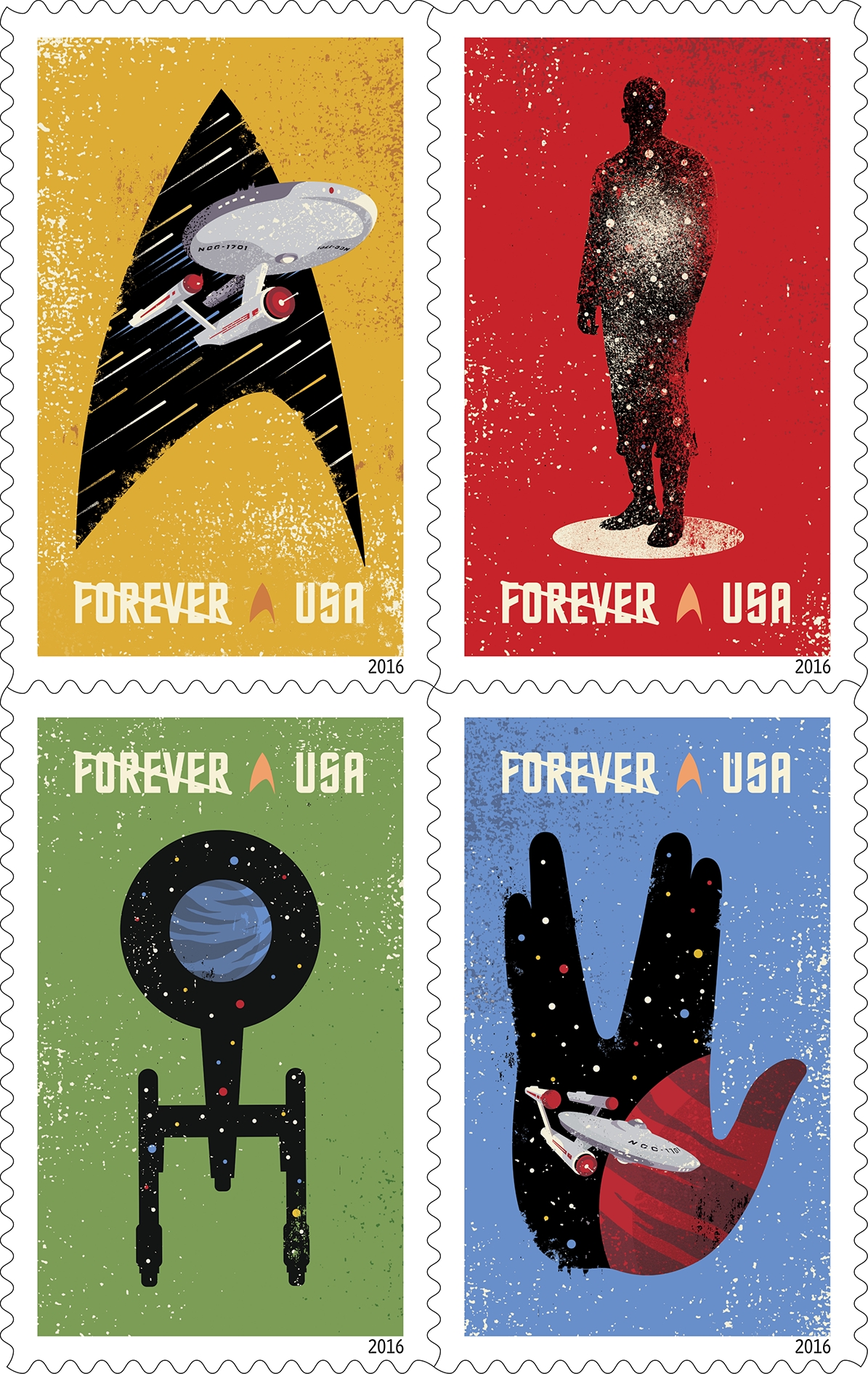 Star Trek™ Stamps to be Dedicated Sept. 2