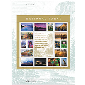 Postal Service Celebrates National Park Service Centennial with stamps, framed art and keepsakes