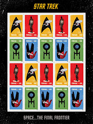 Iconic TV series Star Trek Forever stamps released
