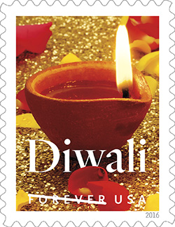 U.S. Postal Service Commemorated Festival of Diwali with a Forever Stamp Today