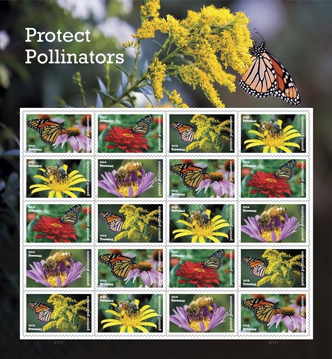 Post Offices ‘Abuzz’ Over Protect Pollinators Forever Stamps