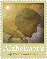 U.S. Postal Service previews alzheimer’s semipostal fundraising stamp image