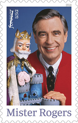 Mister Rogers Forever stamps