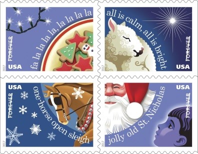 Christmas Carols Forever stamp