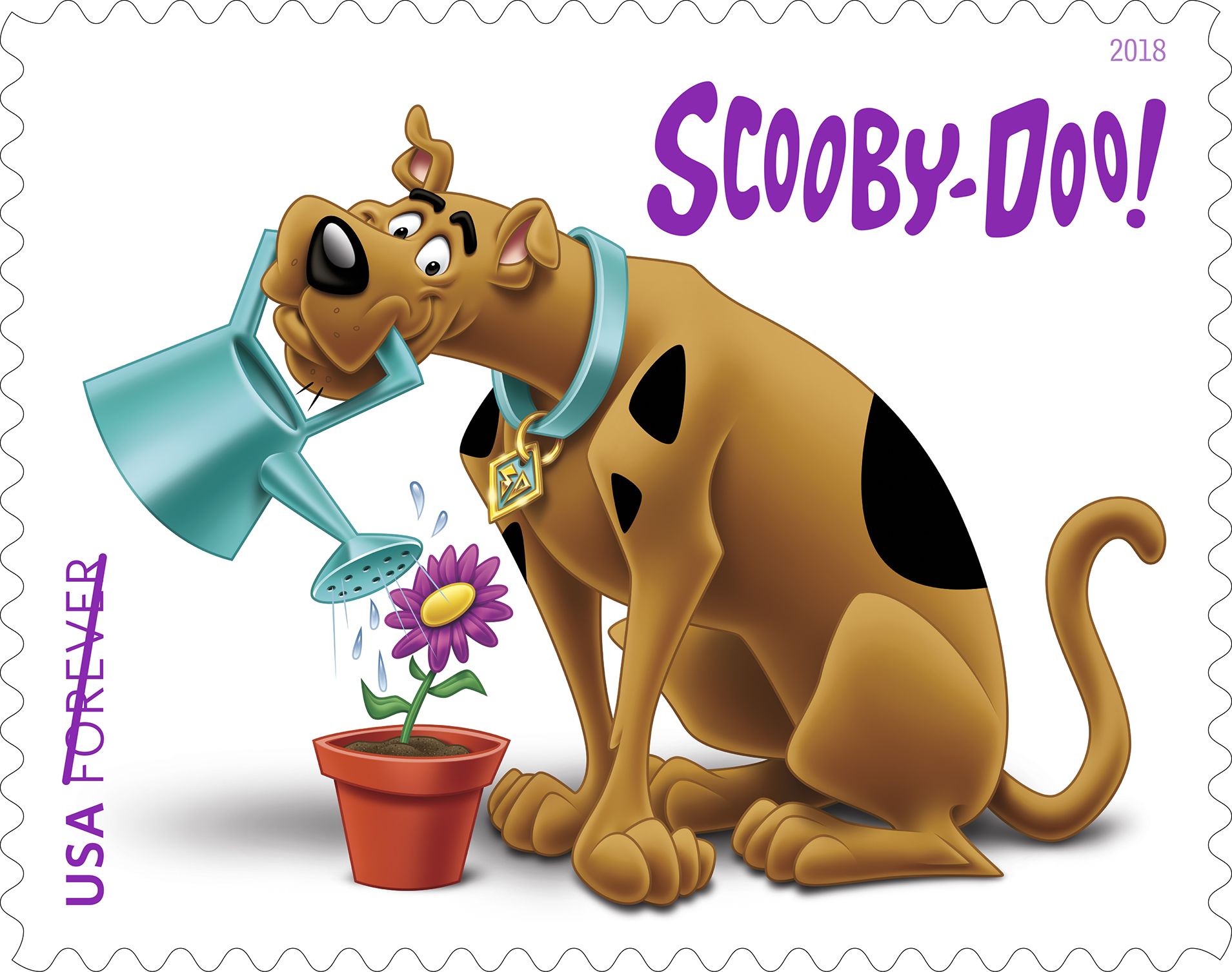 Zoinks! Everyone’s Favorite Great Dane, SCOOBY-DOO,is New Addition to the 2018 Forever Stamp Program