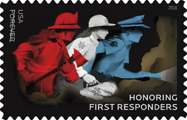 USPS salutes first responders