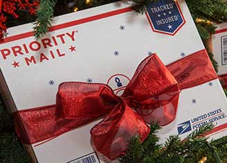 Priority Mail for sending gifts