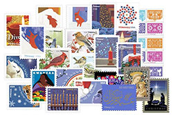 Christmas Forever stamps