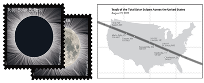 Total Eclipse of the Sun stamp