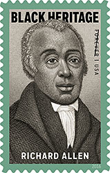 Black Heritage stamp honoree Richard Allen