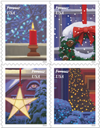 Holiday Windows stamps