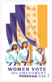 19th Amendment: Women Vote stamp