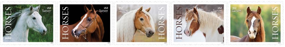 Horses stamps