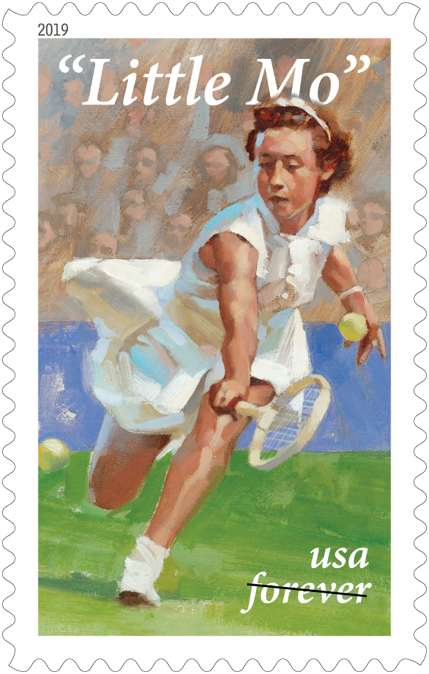 Postal Service Honors 1950s Tennis Champ “Little Mo”