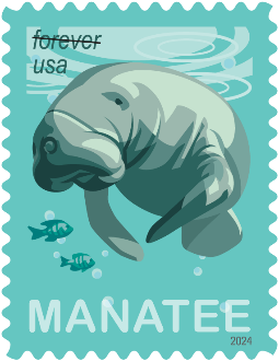 Save Manatee Forever stamp