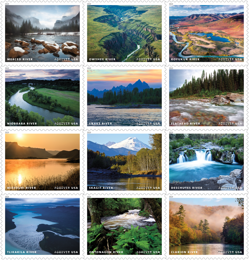 Wild and Scenic Rivers stamp
