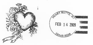 Heart Butte, MT postmark