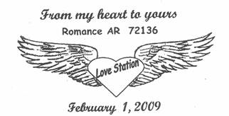 Romance, AR postmark